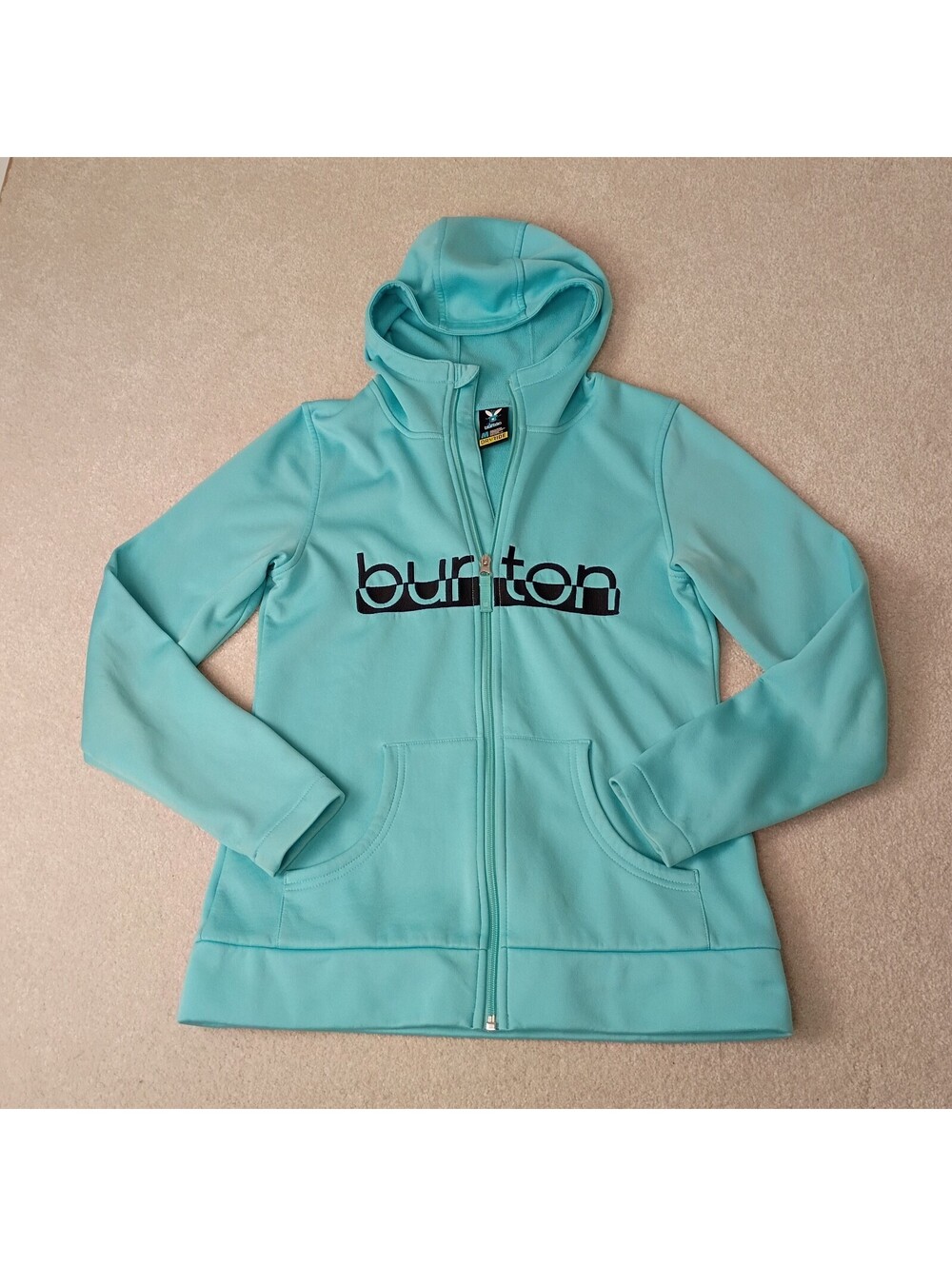 Burton Durable Goods Dri-Fit Snowboard Hoodie Jacket Sweatshirt Women's M Logo